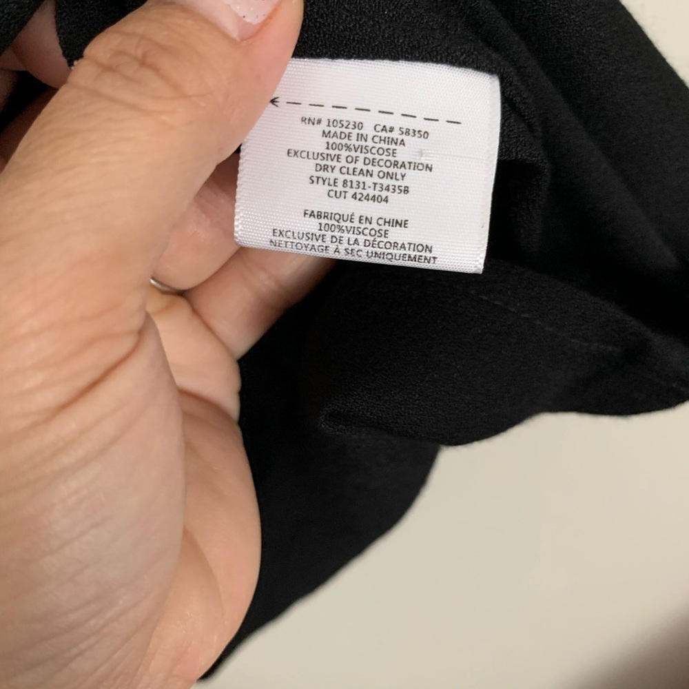 Joie coastal lace inset crepe top black - Picture 8 of 10